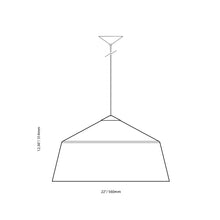 Load image into Gallery viewer, The Large Circus Pendant - Black - The Circus Collection Corinna Warm